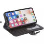 Husă Decoded Leather Wallet, pentru Apple iPhone X - negru