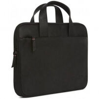Servietă din piele Decoded Waxed Slim, pentru MacBook 12" / Pro 13" / Pro 15" - negru