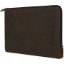 Decoded Waxed Slim geantă din piele, pentru MacBook Pro 15" - maro