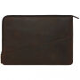 Decoded Waxed Slim geantă din piele, pentru MacBook Pro 15" - maro