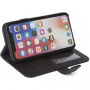 Husă Decoded Leather 2in1 Wallet, pentru Apple iPhone X - negru