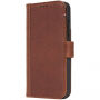 Husă Decoded Leather Card Wallet pentru Apple iPhone XS Max - maro