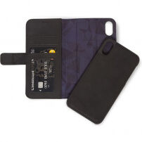 Husă Decoded Leather 2in1 Wallet, pentru Apple iPhone XS Max - negru