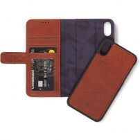 Husă Decoded Leather 2in1 Wallet, pentru Apple iPhone XS Max - maro