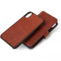 Husă Decoded Leather 2in1 Wallet, pentru Apple iPhone XS Max - maro