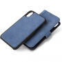 Husă Decoded Leather 2in1 Wallet, pentru Apple iPhone XS Max - albastru