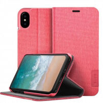 Husă LAUT Apex Knit, pentru iPhone X - roz