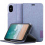 Husă LAUT Apex Knit, pentru iPhone X - violet