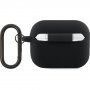 Lacoste Croc Logo husă din silicon cu carabină pentru AirPods Pro 2 (2022) - negru