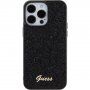 Guess Square Mirror Script Logo husă pentru iPhone 15 Pro Max - negru