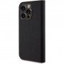 Karl Lagerfeld Saffiano Karl and Choupette NFT carcasă flip pentru iPhone 15 Pro - negru
