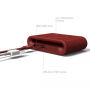 Încărcător wireless rapid iOttie iON Wireless Pad Plus Ruby, pentru iPhone - roşu