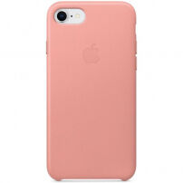 Husă originală Apple, din piele, pentru iPhone SE (2020/2022) / 8 / 7 - roz pal