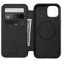 Nomad Modern Leather Folio carcasă flip cu MagSafe pentru iPhone 15 - maro