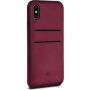 Husă Twelve South Relaxed Leather Clip, din piele, pentru iPhone X - roşu