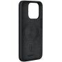 EPICO Mag+ husă din silicon cu MagSafe pentru iPhone 15 Pro - negru