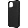 FIXED MagLeather husă din piele cu MagSafe pentru iPhone 15 - negru