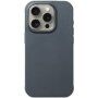 Mujjo Impact Leather husă din piele cu MagSafe pentru iPhone 15 Pro Max - gri închis