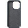 Mujjo Impact Leather husă din piele cu MagSafe pentru iPhone 15 Pro Max - gri închis