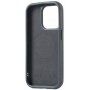 Mujjo Impact Leather husă din piele cu MagSafe pentru iPhone 15 Pro Max - gri închis
