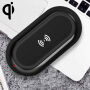 Încărcător wireless Qi TOTUDESIGN, pentru iPhone - negru