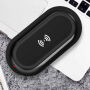 Încărcător wireless Qi TOTUDESIGN, pentru iPhone - negru