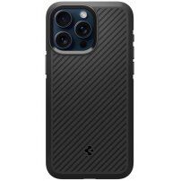 Spigen Core Armor husă durabilă mată pentru iPhone 15 Pro Max - negru