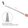 Stick selfie JOYROOM, cu declanşator cu fir, pentru iPhone - negru