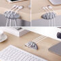 Organizator de cabluri elegant, pentru iPhone - gri