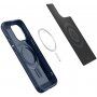 Spigen Armor MagFit husă durabilă cu MagSafe pentru iPhone 15 Pro Max - albastru închis