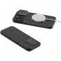 Spigen Optik Armor MagFit husă durabilă cu capac glisant pentru cameră foto și MagSafe pentru iPhone 15 Pro Max - negru