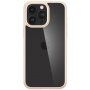 Spigen Ultra Hybrid husă transparentă pentru iPhone 15 Pro Max - bej