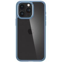 Spigen Ultra Hybrid husă transparentă pentru iPhone 15 Pro Max - albastru
