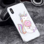 Carcasă de protecţie pentru iPhone X / XS - unicorn