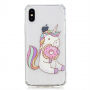 Carcasă de protecţie pentru iPhone X / XS - unicorn