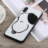 Carcasă pentru iPhone X / XS - Snoopy vesel