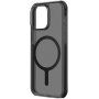 Husă transparentă cu MagSafe UNIQ Combat MagClick pentru iPhone 15 Pro Max - negru