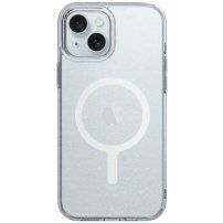 Husă cu sclipici ?i MagSafe UNIQ LifePro Xtreme MagClick pentru iPhone 15 - transparent