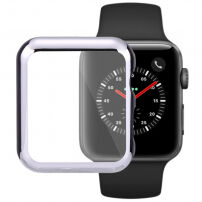 Husă cu protecţie display, pentru Apple Watch 42mm - argintiu