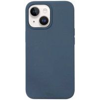 Carcasă din silicon pentru iPhone 15 Plus - albastru închis