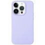 Carcasă din silicon pentru iPhone 15 Pro Max - violet deschis