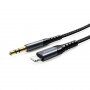 Joyroom cablu de conectare AUX cu conectori lightning / jack de 3,5 mm pentru iPhone / iPad - 2 m - negru