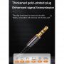 Joyroom cablu de conectare AUX cu conectori lightning / jack de 3,5 mm pentru iPhone / iPad - 2 m - negru