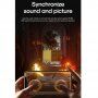 Joyroom cablu de conectare AUX cu conectori lightning / jack de 3,5 mm pentru iPhone / iPad - 2 m - negru