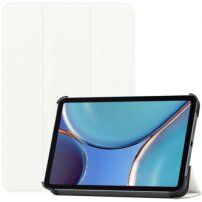 Husă din piele PU cu funcție de adormire pentru iPad mini 6 / mini 7 - alb
