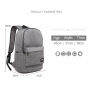 Rucsac universal cu port USB extern pentru iPad / MacBook până la 15" - negru