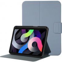 Husă din piele PU cu suport și spațiu pentru Apple Pencil pentru iPad mini 6 / mini 7 - albastru-gri