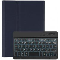 Husă cu tastatură iluminare pentru iPad mini 6 / mini 7 - albastru închis