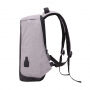 Rucsac de protecţie cu port USB extern pentru iPad / MacBook până la 15"- gri