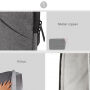 Servietă universală, cu buzunare, pentru iPad până la 11" / MacBook până la 12" - negru